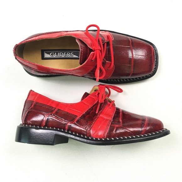 boys red dress shoes